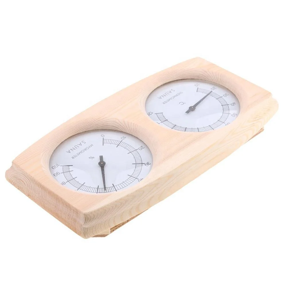 Sauna Thermohygrometer Wooden Mechanical Thermohygrometer Sauna Room Accessories Sauna Thermometer
Sauna Thermohygrometer Wooden Mechanical Thermohygrometer Sauna Room Accessories Sauna Thermometer