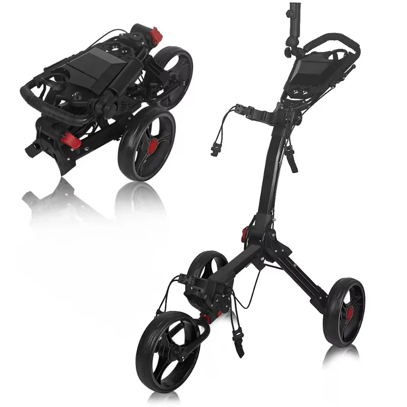 Aluminum Alloy Three-Wheeled Golf Cart Portable Foldable Trolley for Golf Course Supplies
Aluminum Alloy Three-Wheeled Golf Cart Portable Foldable Trolley for Golf Course Supplies