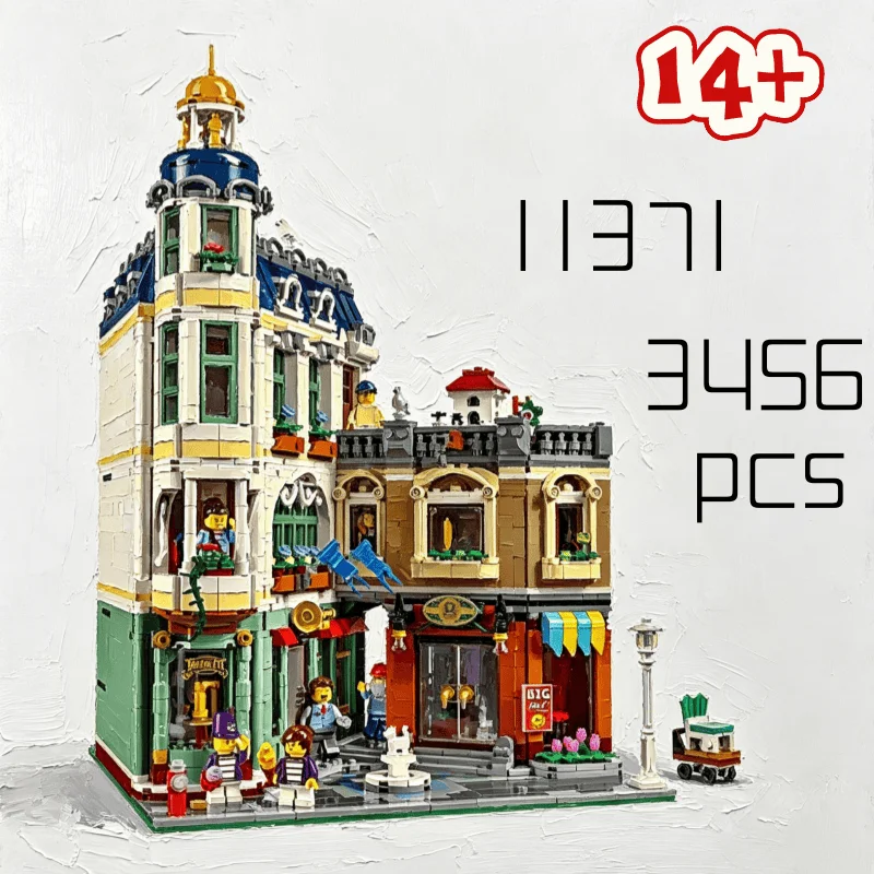 22026 City Street Views Series Music Store Shopping Street 11371 Building Block Bricks Puzzle Model 3456pcs Toys Birthday Gifts
22026 City Street Views Series Music Store Shopping Street 11371 Building Block Bricks Puzzle Model 3456pcs Toys Birthday Gifts