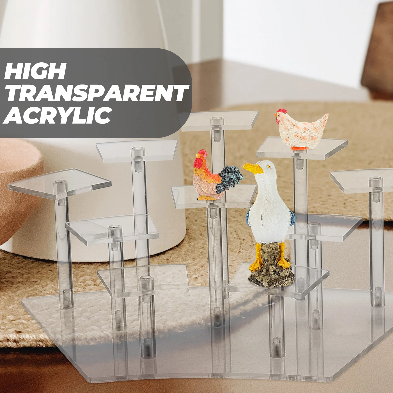 Transparent Acrylic Display Rack 10 Booths Stable Storage Clear Figures Stand Collection Toy Racks Showcase
Transparent Acrylic Display Rack 10 Booths Stable Storage Clear Figures Stand Collection Toy Racks Showcase