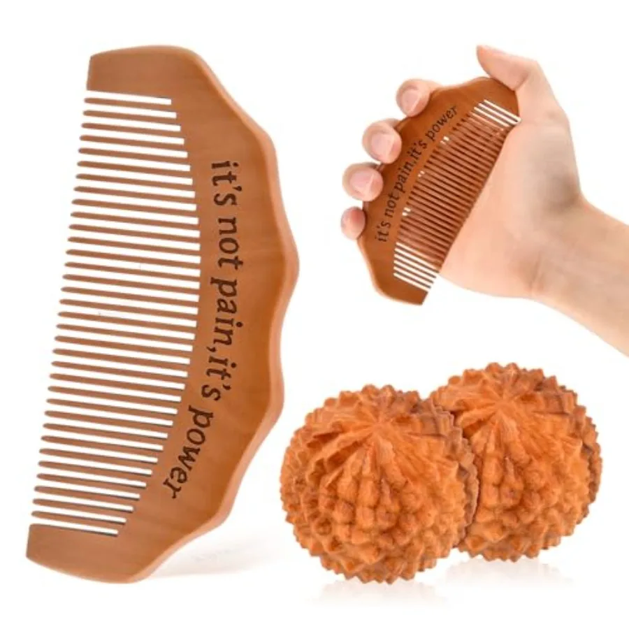 Birth Comb Acupressure Massage Ball Set, Wooden Labor Comb for Labor Pain Reliefs, Natural Labors and Delivery Essentials, New
Birth Comb Acupressure Massage Ball Set, Wooden Labor Comb for Labor Pain Reliefs, Natural Labors and Delivery Essentials, New
