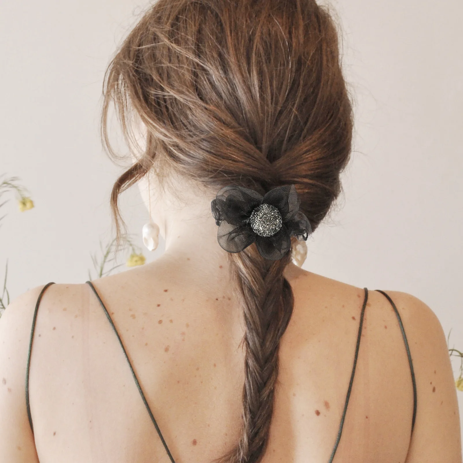 3pcs Rhinestone Ring Shiny Ponytail Holders Girls Ring Silk Band Lady Hair Tie Women Hair Band Black
3pcs Rhinestone Ring Shiny Ponytail Holders Girls Ring Silk Band Lady Hair Tie Women Hair Band Black