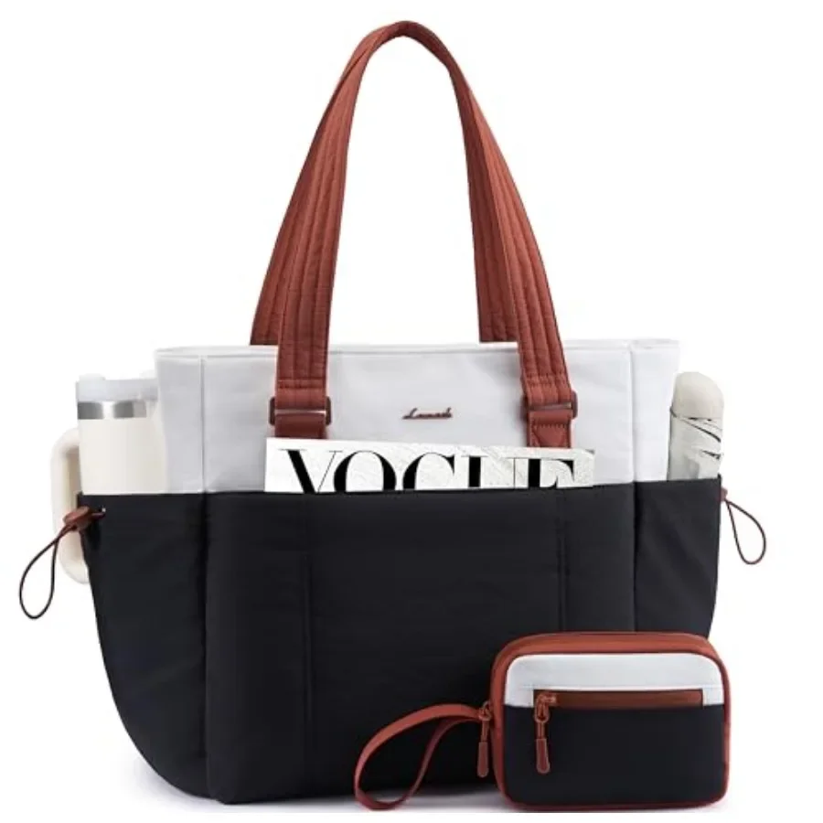 LOVEVOOK Tote Bag for Women Puffy Work Tote with Large Cup Holder Quilted Laptop Bag Travel Tote Shoulder Bag Handbag
LOVEVOOK Tote Bag for Women Puffy Work Tote with Large Cup Holder Quilted Laptop Bag Travel Tote Shoulder Bag Handbag