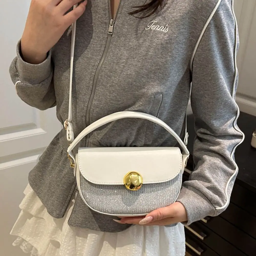 Korean Style Sequin Crossbody Bag Luxury Half circle Saddle Bag Adjustable Strap Large Capacity Women Shoulder Bag Female
Korean Style Sequin Crossbody Bag Luxury Half circle Saddle Bag Adjustable Strap Large Capacity Women Shoulder Bag Female