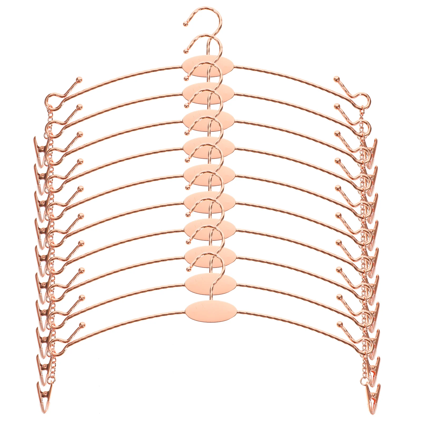 10pcs Rose Gold Wire Bra Hangers Non Slip Underwear Rack Space Saver Closet Organizer Lingerie Display Tank Tops Storage
10pcs Rose Gold Wire Bra Hangers Non Slip Underwear Rack Space Saver Closet Organizer Lingerie Display Tank Tops Storage
