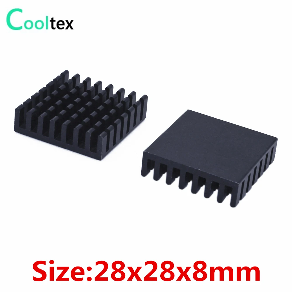 (10pcs/lot) 28x28x8mm Aluminum heatsink radiator cooler for Electronic IC LED computer COOLER COOLING
(10pcs/lot) 28x28x8mm Aluminum heatsink radiator cooler for Electronic IC LED computer COOLER COOLING