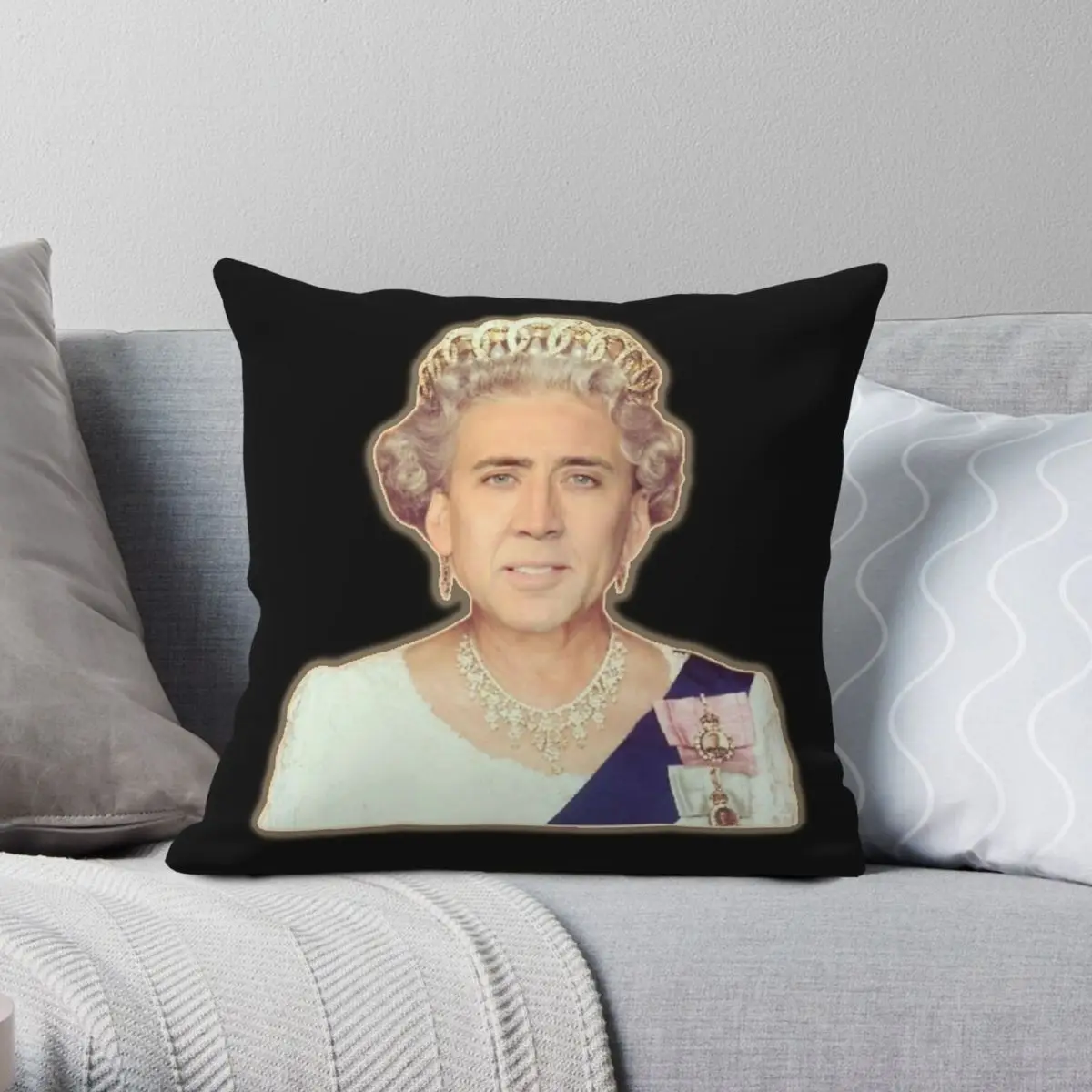 Квадратная наволочка Николаса Кейджа в королеву, полиэстер, лен, бархат, декоративная наволочка на молнии с принтом, чехол для подушки для комнаты
Квадратная наволочка Николаса Кейджа в королеву, полиэстер, лен, бархат, декоративная наволочка на молнии с принтом, чехол для подушки для комнаты