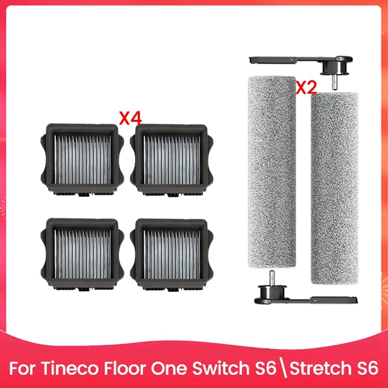 Для Tineco Floor One Switch S6 \ Stretch S6 Запчасти для пылесоса для влажной и сухой уборки Расходные материалы Роликовая щетка HEPA-фильтры Аксессуары
Для Tineco Floor One Switch S6 \ Stretch S6 Запчасти для пылесоса для влажной и сухой уборки Расходные материалы Роликовая щетка HEPA-фильтры Аксессуары