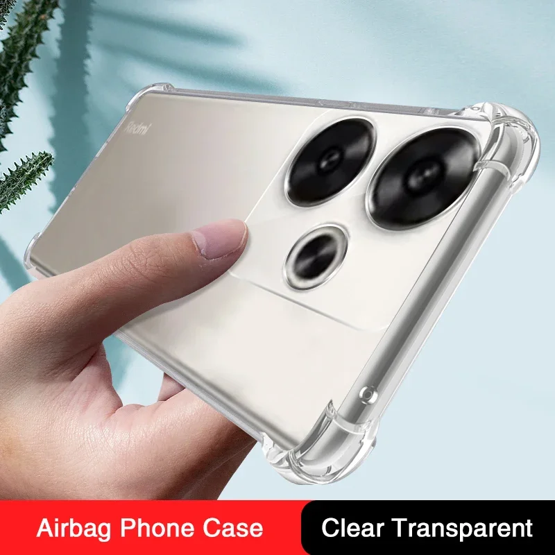 Transparent Silicone Phone Case for Xiaomi Poco F6 Pro F6Pro 5G Airbag Shockproof Luxury Simple High Qualtiy Protect Back Covers
Transparent Silicone Phone Case for Xiaomi Poco F6 Pro F6Pro 5G Airbag Shockproof Luxury Simple High Qualtiy Protect Back Covers