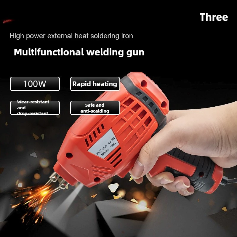 Welding Gun, Fast Welding 100W High-power Electric Soldering Gun, 110V Household Maintenance Welding Tool, Soldering Gun 220V
Welding Gun, Fast Welding 100W High-power Electric Soldering Gun, 110V Household Maintenance Welding Tool, Soldering Gun 220V