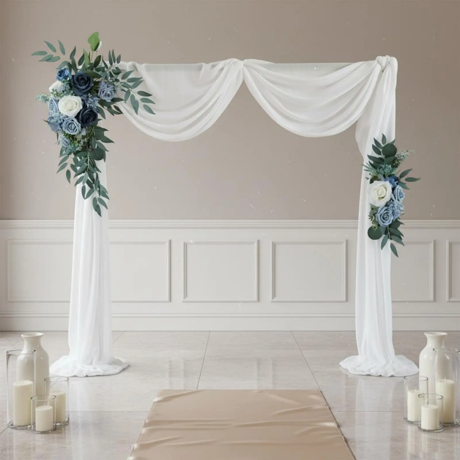 2 Pieces Wedding Arch Flower Set Rustic Design Corner Floral Arrangement Welcome Sign Floral Decor Never Lose Color
2 Pieces Wedding Arch Flower Set Rustic Design Corner Floral Arrangement Welcome Sign Floral Decor Never Lose Color