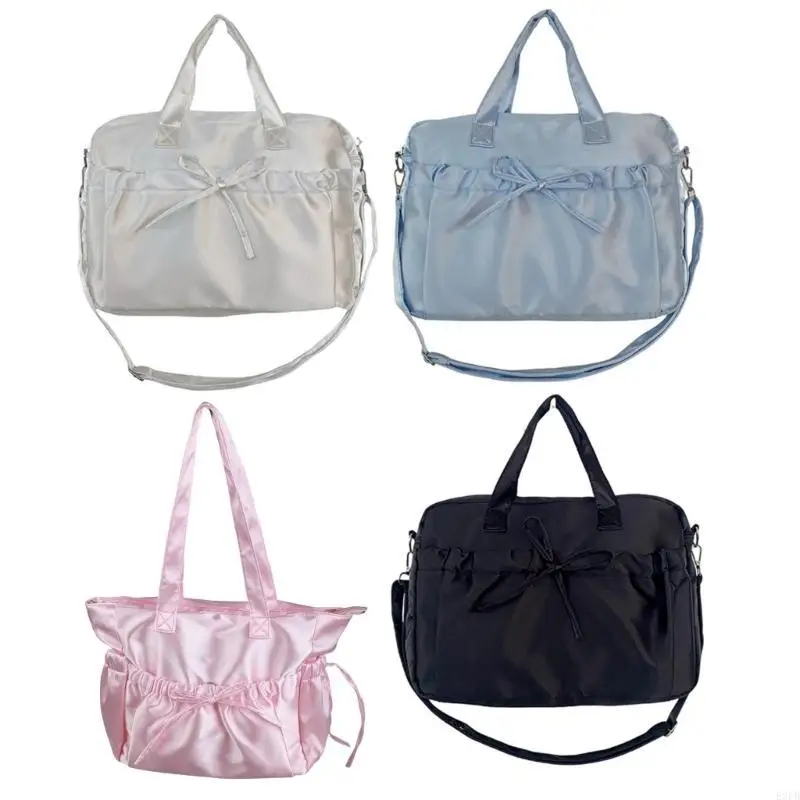 Нежные плиссированные сумки на плечо с бантиками, повседневная сумка, кошелек с верхней ручкой, нейлоновый кошелек через плечо
Нежные плиссированные сумки на плечо с бантиками, повседневная сумка, кошелек с верхней ручкой, нейлоновый кошелек через плечо