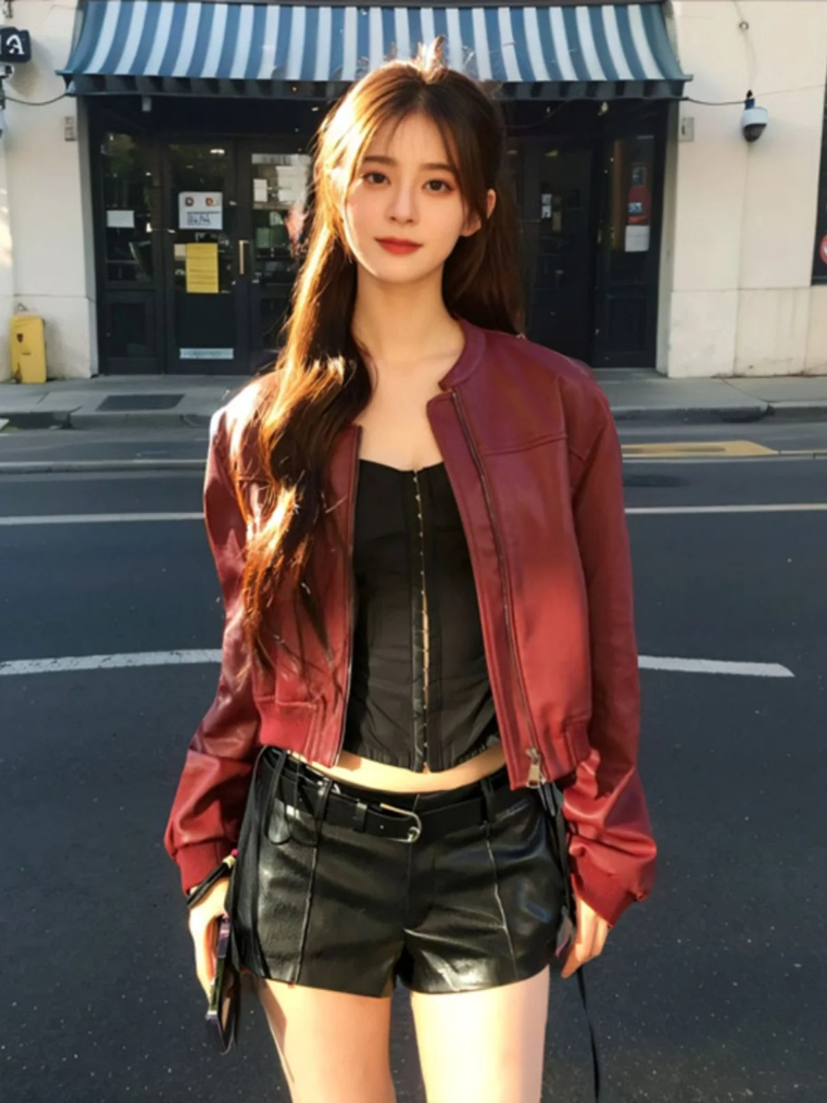 Cool American Retro PU Leather Jacket Women's Fashionable Short Coat High-End Feel Spring Initial Sensation Mechanical Style
Cool American Retro PU Leather Jacket Women's Fashionable Short Coat High-End Feel Spring Initial Sensation Mechanical Style