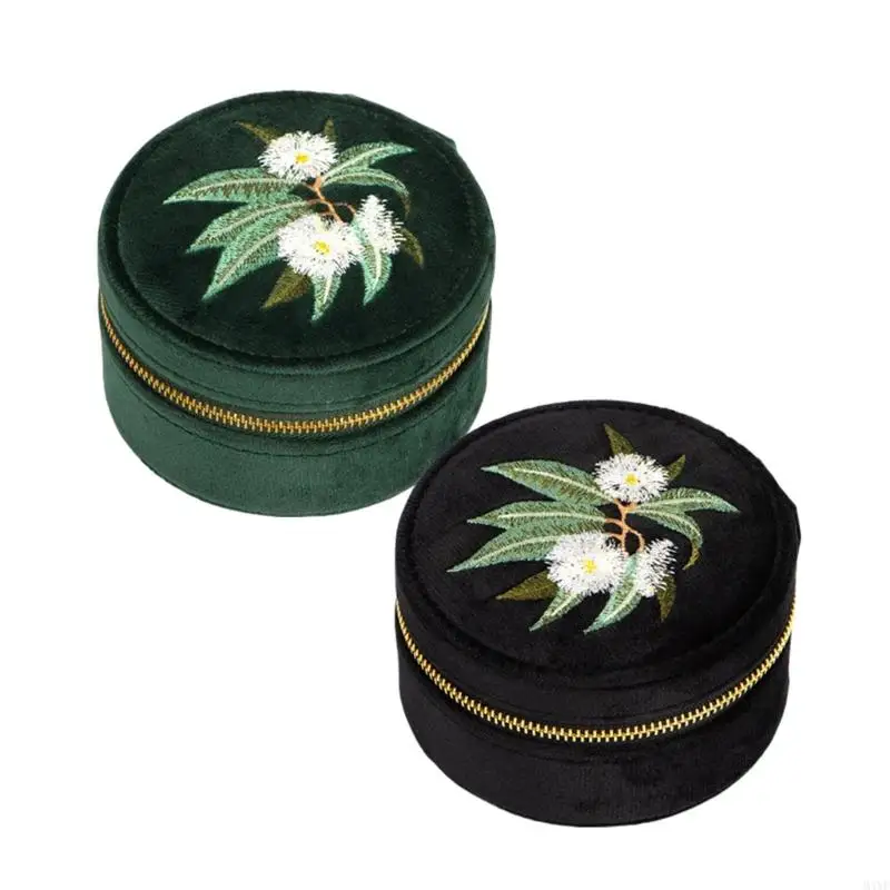 M4YF Sophisticated Velvets Bracelet Container with Handmade Embroidery Jewelry Box
M4YF Sophisticated Velvets Bracelet Container with Handmade Embroidery Jewelry Box