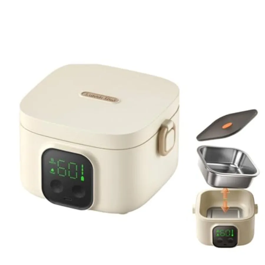 Беспроводной электрический ланч-бокс 27 унций-14000 мАч, перезаряжаемый ланч-бокс с подогревом, портативный самонагревающийся подогреватель еды с зарядкой через USB
Беспроводной электрический ланч-бокс 27 унций-14000 мАч, перезаряжаемый ланч-бокс с подогревом, портативный самонагревающийся подогреватель еды с зарядкой через USB