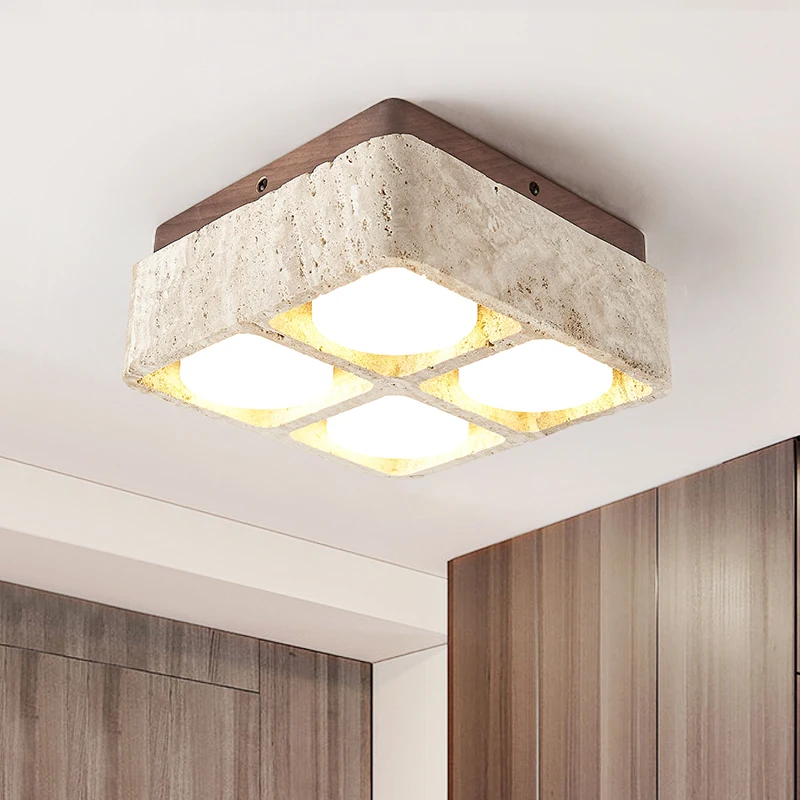 Nordic Yellow Travertine Ceiling Light Square Box LED Spotlight for No-Main-Light Living Rooms Balconies Hallways Grid Lighting
Nordic Yellow Travertine Ceiling Light Square Box LED Spotlight for No-Main-Light Living Rooms Balconies Hallways Grid Lighting