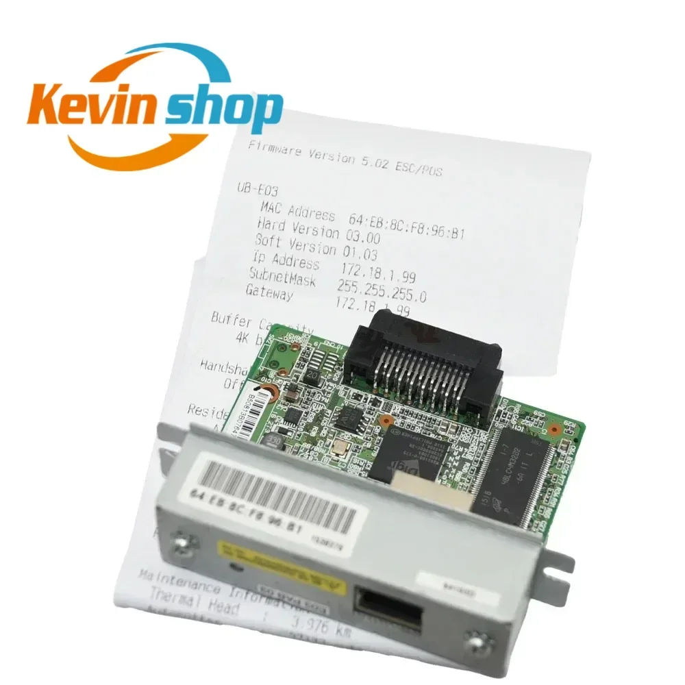 Интерфейс Ethernet для Epson TM U220B 220PB 220PD 220PA TM T81 T82II T88III T88IV T88V T70 T90 T86L UB-E03 UB-E02/
Интерфейс Ethernet для Epson TM U220B 220PB 220PD 220PA TM T81 T82II T88III T88IV T88V T70 T90 T86L UB-E03 UB-E02/