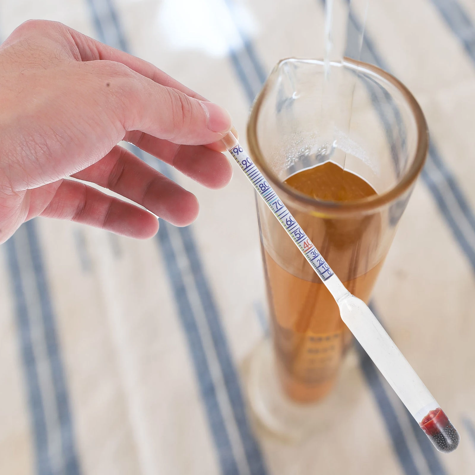 5Pcs Hydrometer for Wine and Beer Making Clear Scale Alcohol Meter Glass Fermentation Tester for Measuring Alcohol Sugar Gravity
5Pcs Hydrometer for Wine and Beer Making Clear Scale Alcohol Meter Glass Fermentation Tester for Measuring Alcohol Sugar Gravity