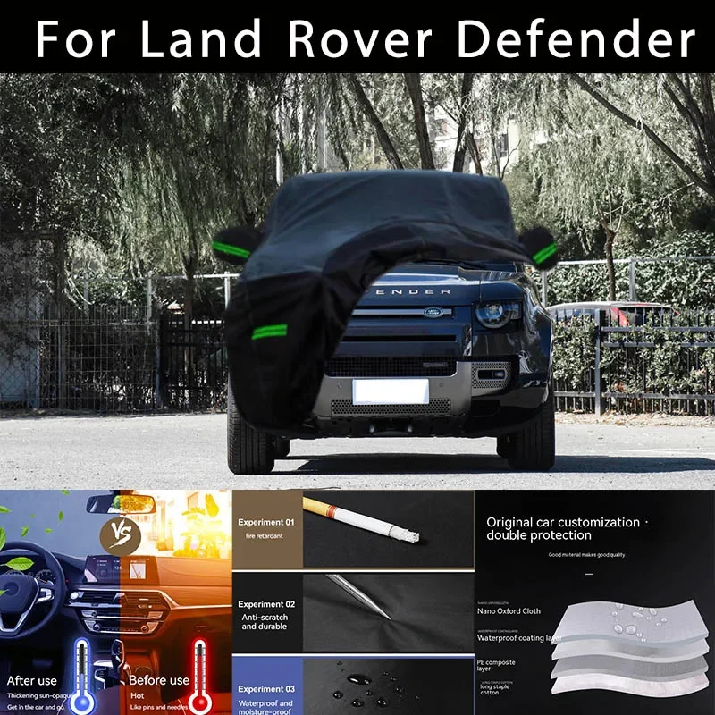 For Land Rover Defender Outdoor Protection Full Car Covers Snow Cover Sunshade Waterproof Dustproof Exterior Car accessories
For Land Rover Defender Outdoor Protection Full Car Covers Snow Cover Sunshade Waterproof Dustproof Exterior Car accessories