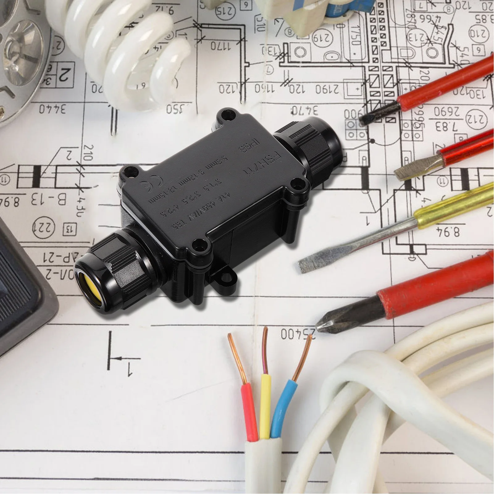 Plastic Junction Box 2 Way Outdoor Weatherproof Electrical Connection Box IP66 Rated for Garden Street Light Wiring System
Plastic Junction Box 2 Way Outdoor Weatherproof Electrical Connection Box IP66 Rated for Garden Street Light Wiring System