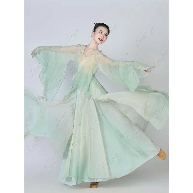 Classical Dance Costumes Butterfly Gradual Change Elegant Gauze Body Rhyme Chinese Dance
Classical Dance Costumes Butterfly Gradual Change Elegant Gauze Body Rhyme Chinese Dance