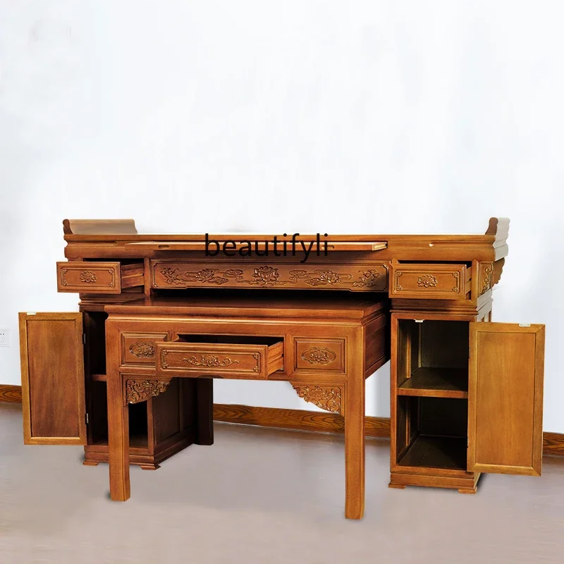 Altar Household Solid Wood Altar Buddha Table God of Wealth Bodhisattva Economical Worship Table
Altar Household Solid Wood Altar Buddha Table God of Wealth Bodhisattva Economical Worship Table
