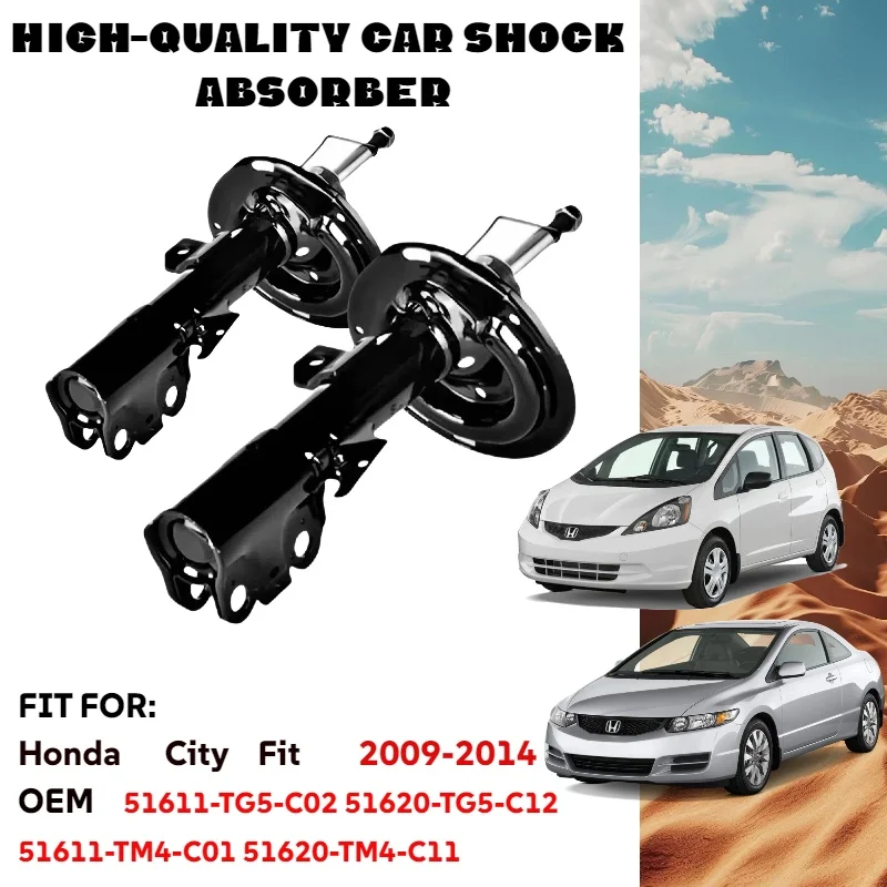 Japan Auto Suspension Parts Shock Absorbers for Honda City Fit 09-14 OEM 51611-TG5-C02 51620-TG5-C12 51611-TM4-C01 51620-TM4-C11
Japan Auto Suspension Parts Shock Absorbers for Honda City Fit 09-14 OEM 51611-TG5-C02 51620-TG5-C12 51611-TM4-C01 51620-TM4-C11
