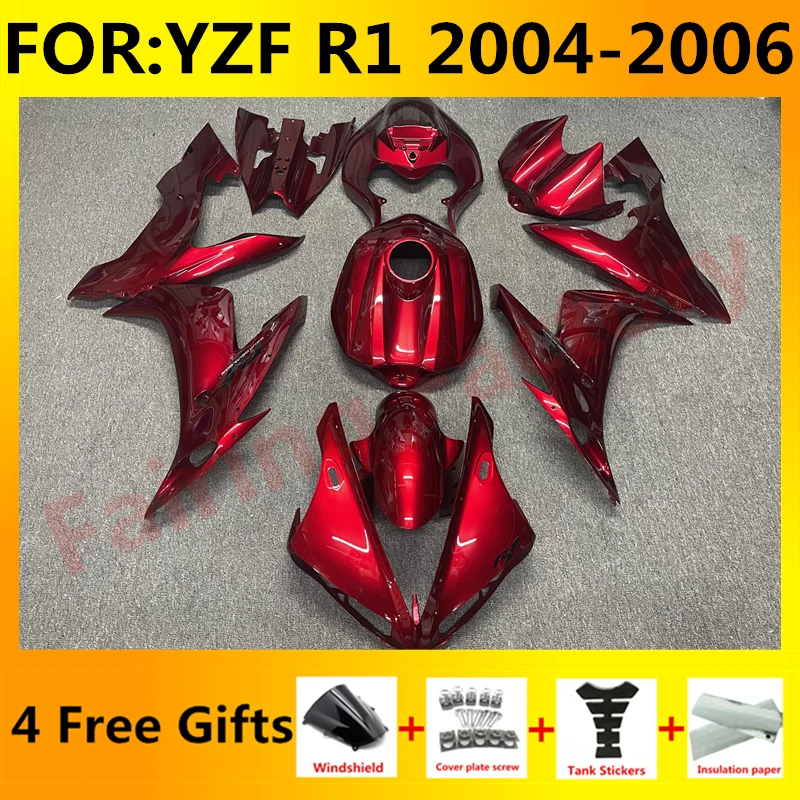 Новый комплект обтекателей для мотоцикла ABS, подходит для YZF R1 2004 2005 2006 YFZ-R1 04 05 06, комплект обтекателей для кузова, красный
Новый комплект обтекателей для мотоцикла ABS, подходит для YZF R1 2004 2005 2006 YFZ-R1 04 05 06, комплект обтекателей для кузова, красный