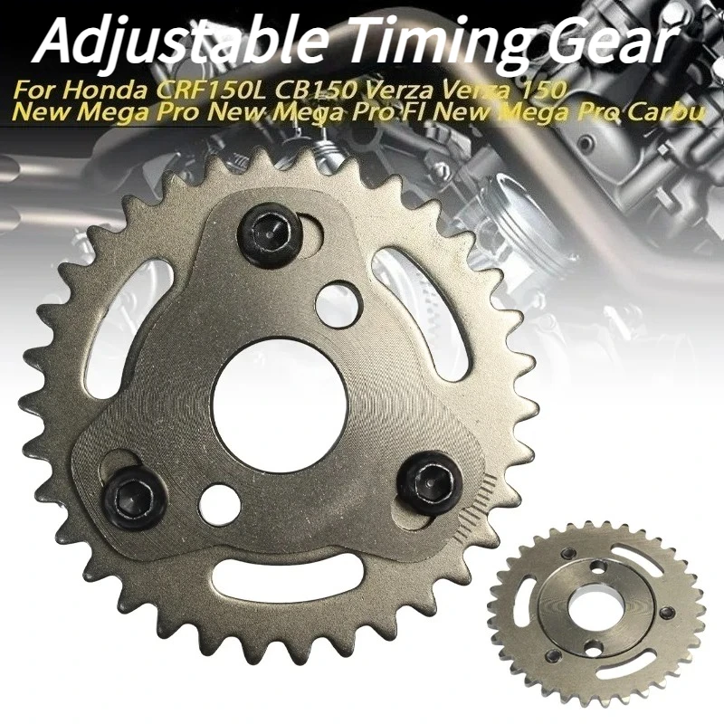 Timing Gear Adjustable Fit for CRF150L CB150 Verza New Mega Pro FI Carbu
Timing Gear Adjustable Fit for CRF150L CB150 Verza New Mega Pro FI Carbu