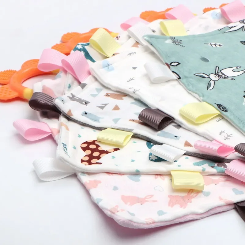 Baby Care Teethers Comforting Appease Printed Taggies Cute Multifunctional Baby Toy Soft Toddler Grasping Newborn Reassure Towel
Baby Care Teethers Comforting Appease Printed Taggies Cute Multifunctional Baby Toy Soft Toddler Grasping Newborn Reassure Towel