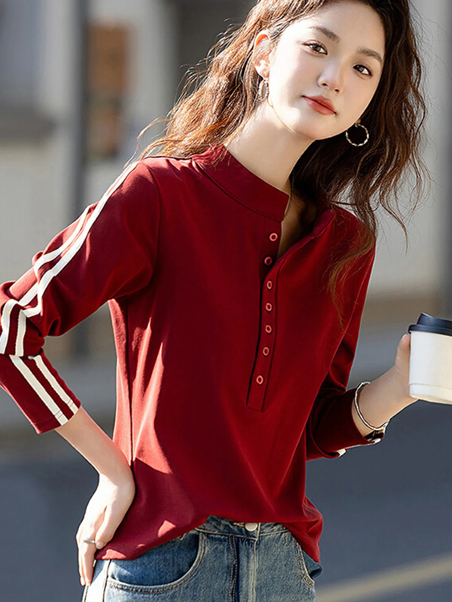 Ele Slim Fit Long Sve T-irt Faionable Base Layer Top Korean Sle Straight Cut Woolen Women's Premium Quali irt
Ele Slim Fit Long Sve T-irt Faionable Base Layer Top Korean Sle Straight Cut Woolen Women's Premium Quali irt