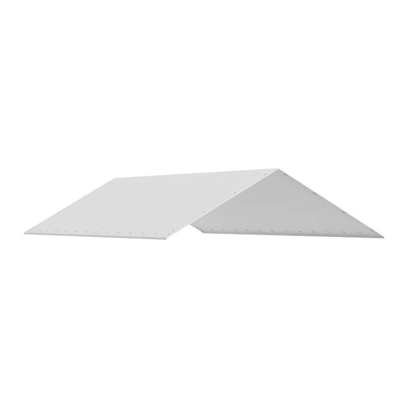 20ft x 10ft Heavy-Duty Waterproof Carport Top Cover with UV Protection, Easy Setup Using 40 Ball Bungees, White (Frame Not Included)
20ft x 10ft Heavy-Duty Waterproof Carport Top Cover with UV Protection, Easy Setup Using 40 Ball Bungees, White (Frame Not Included)
