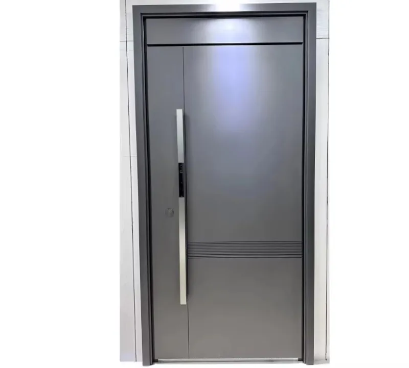 Modern Residential Steel Security Door High Quality External Entrance Front Gate Entrance Stainless Steel
Modern Residential Steel Security Door High Quality External Entrance Front Gate Entrance Stainless Steel