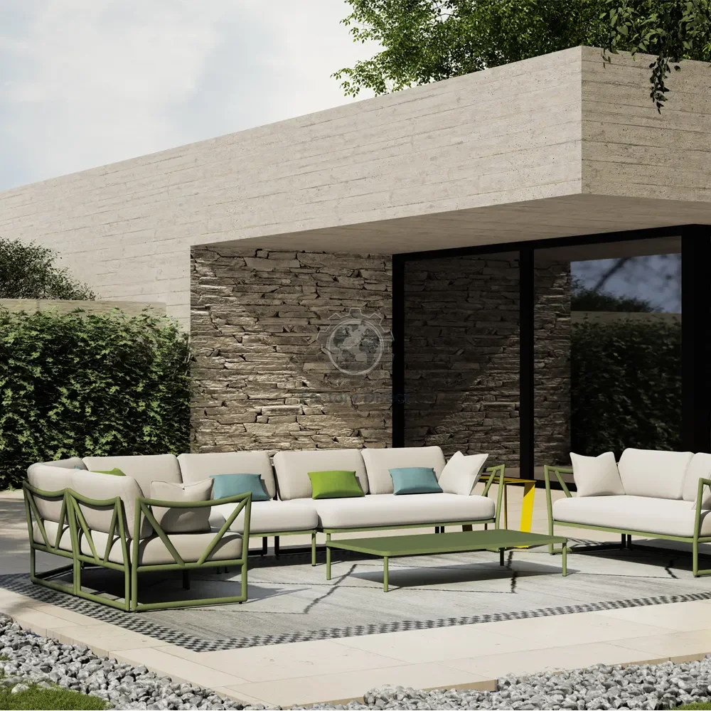 Custom Luxury Outdoor Hotel Dining Restaurant Garden Furniture Patio Aluminum Frame Hotel Patio Outdoor Sofa Leisure Sofa Set
Custom Luxury Outdoor Hotel Dining Restaurant Garden Furniture Patio Aluminum Frame Hotel Patio Outdoor Sofa Leisure Sofa Set