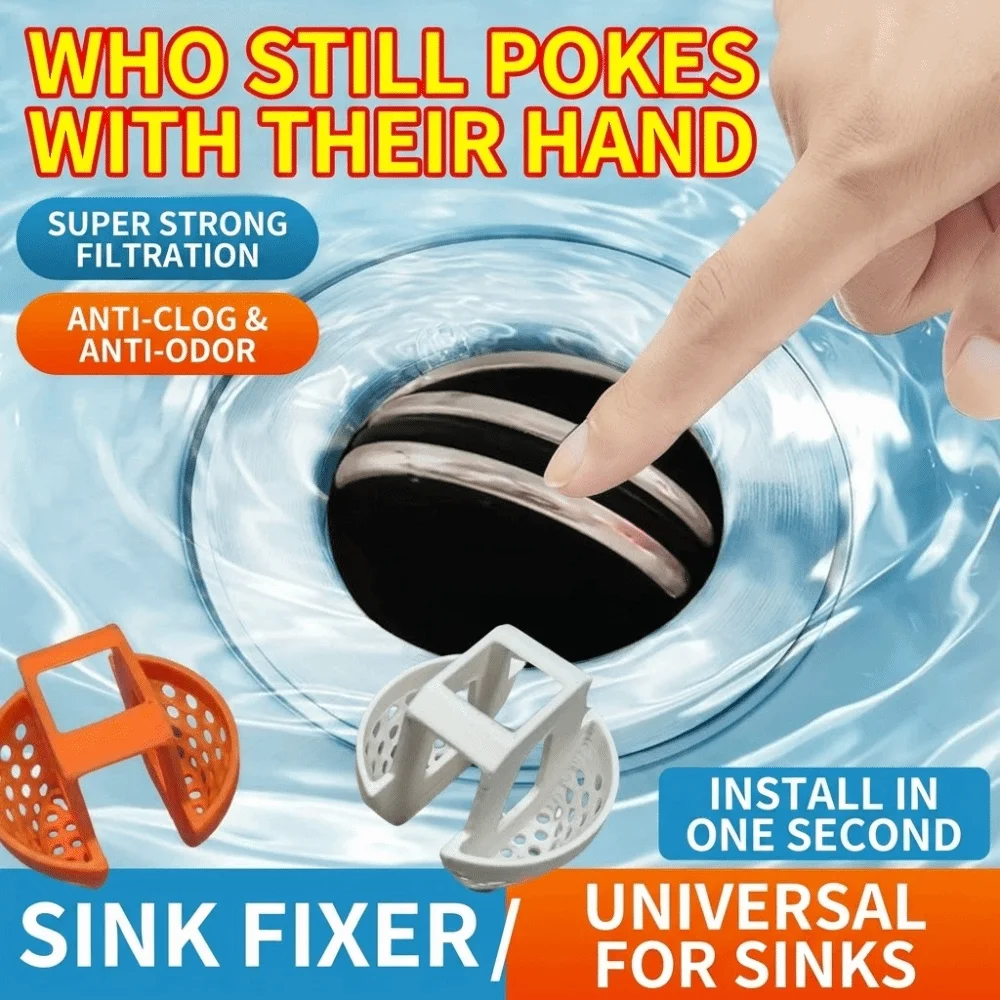 Universal Fit Sink Filter Easy Install Removable Bathroom Hair Collector Reusable Wash Basin Flip Drain Stopper
Universal Fit Sink Filter Easy Install Removable Bathroom Hair Collector Reusable Wash Basin Flip Drain Stopper