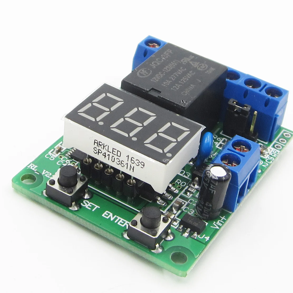 Taidacent Voltage Detection Relay DC Delay Adjustable Timer Relay Undervoltage Overvoltage Overlimit Protection for Discharge
Taidacent Voltage Detection Relay DC Delay Adjustable Timer Relay Undervoltage Overvoltage Overlimit Protection for Discharge