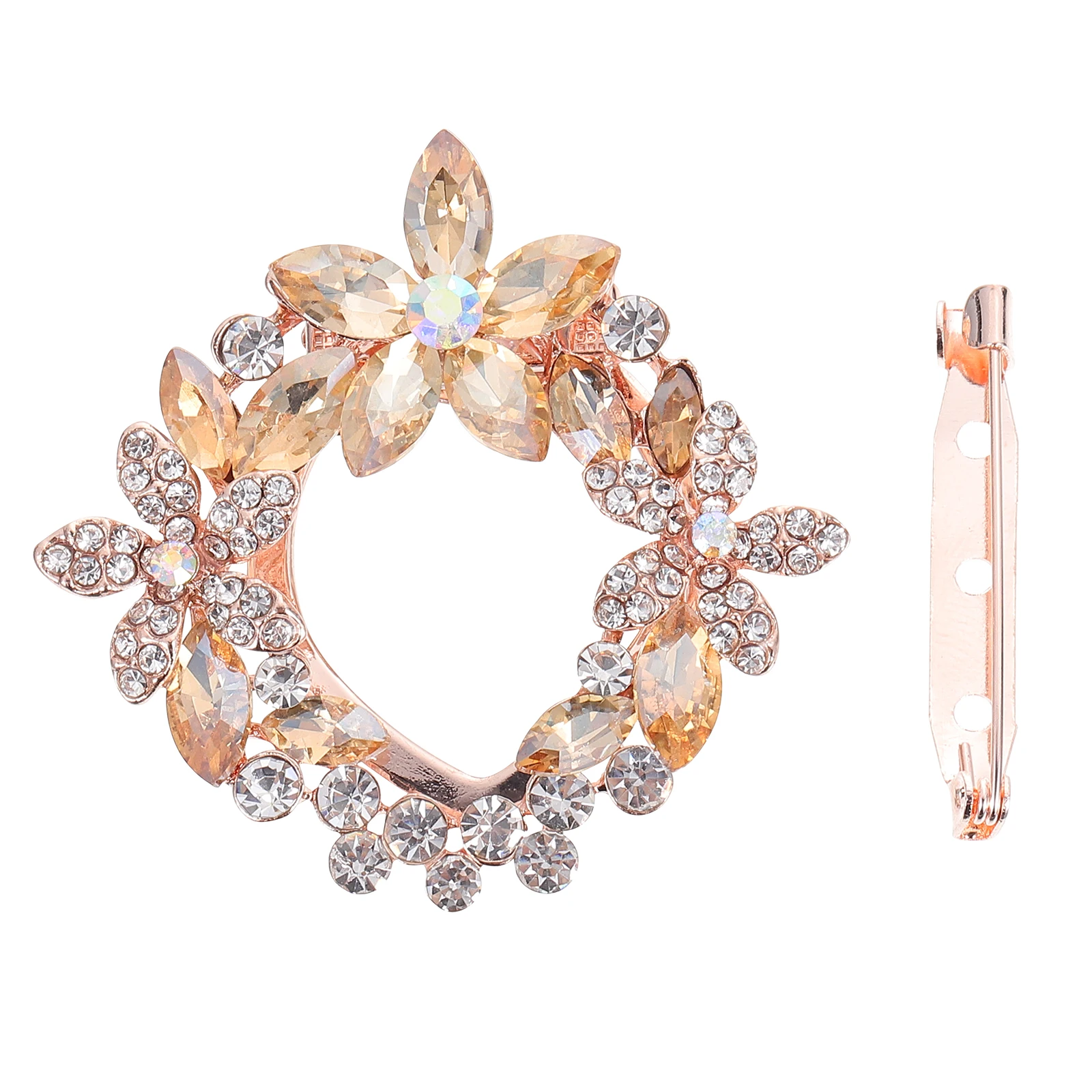 1pc Scarf Buckle Zircon Alloy Brooch Clip Ring Clasp Decorative Accessory Durable High Quality Gift Matching Various Styles
1pc Scarf Buckle Zircon Alloy Brooch Clip Ring Clasp Decorative Accessory Durable High Quality Gift Matching Various Styles