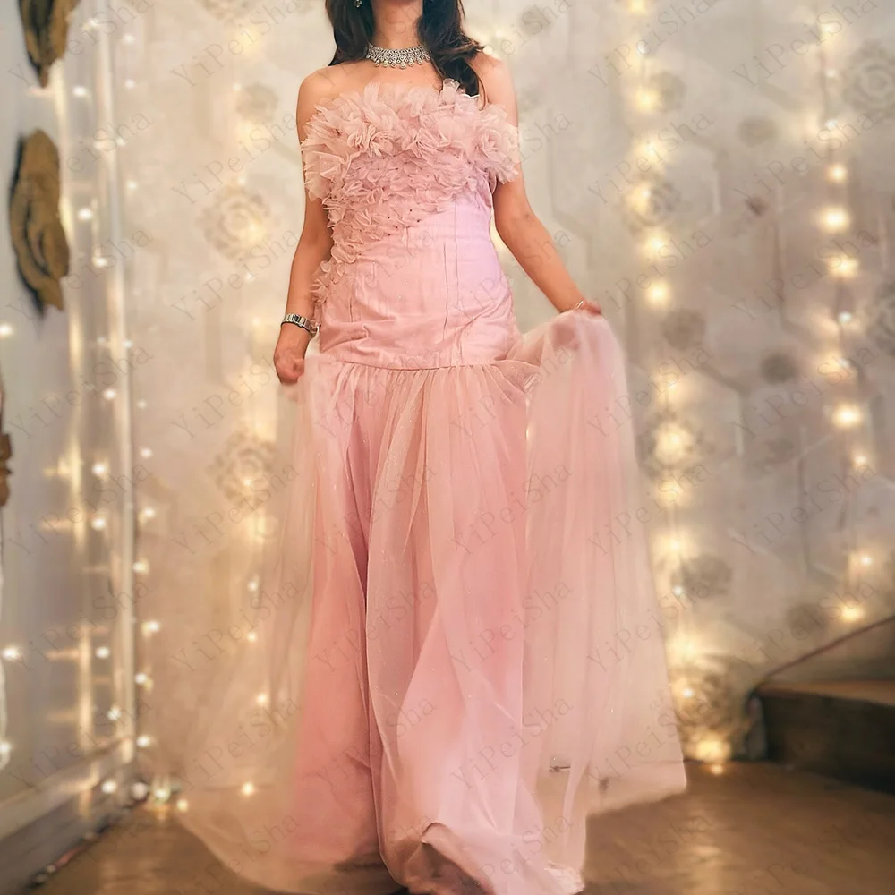 Customized A-Line Prom Dresses Floor-Length Strapless Sleeveless Evening Gown Simple Fashion Draped Backless Party Dresses
Customized A-Line Prom Dresses Floor-Length Strapless Sleeveless Evening Gown Simple Fashion Draped Backless Party Dresses