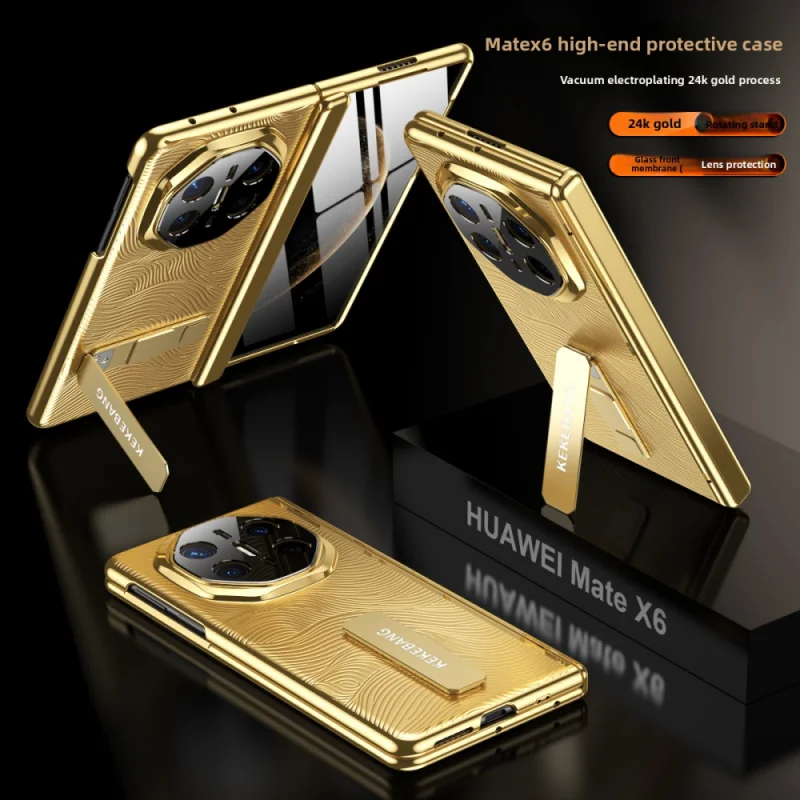 For Huawei Mate X6 X5 Case Luxury Hard Gold Middle hinge Stand Pen Protective Back Cover Case For Huawei Mate XT X6 X5 Shell
For Huawei Mate X6 X5 Case Luxury Hard Gold Middle hinge Stand Pen Protective Back Cover Case For Huawei Mate XT X6 X5 Shell