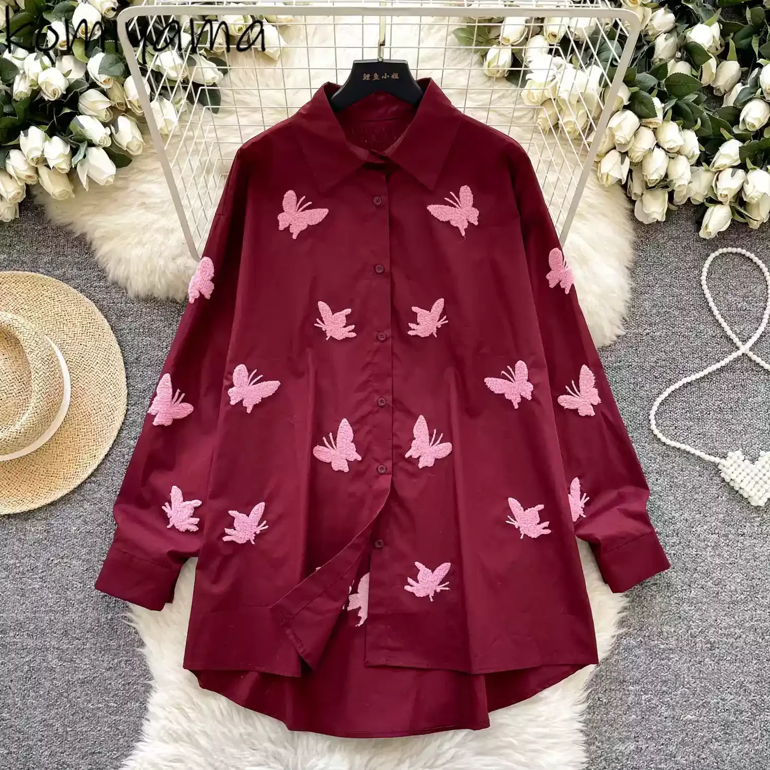 Blusas Mujer с вышивкой и бантом, милые свободные рубашки и блузки с отложным воротником, женская одежда, майки с длинными рукавами, весенние Ropa
Blusas Mujer с вышивкой и бантом, милые свободные рубашки и блузки с отложным воротником, женская одежда, майки с длинными рукавами, весенние Ropa