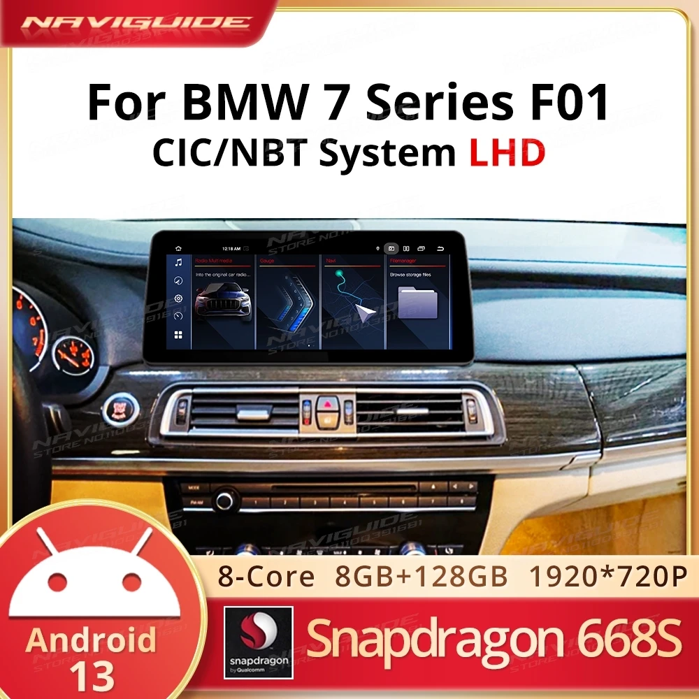 NAVIGUIDE 12,3 "Android13 для BMW 7 серии F01 F02 LHD 2009-2015 CIC NBT LHD Автомобильный мультимедийный плеер Wireless Carplay Android Auto
NAVIGUIDE 12,3 "Android13 для BMW 7 серии F01 F02 LHD 2009-2015 CIC NBT LHD Автомобильный мультимедийный плеер Wireless Carplay Android Auto