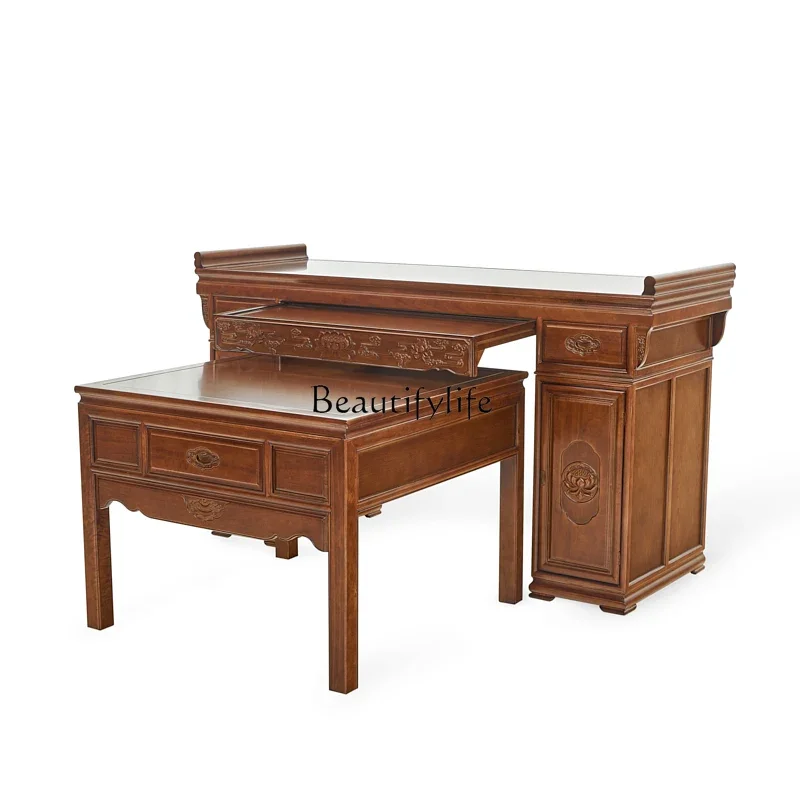 Solid wood table incense case Chinese table Buddha table Vintage Shentai cabinet Household
Solid wood table incense case Chinese table Buddha table Vintage Shentai cabinet Household