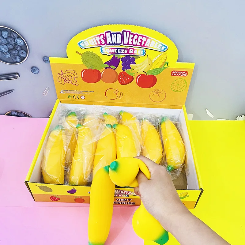 New model banana Squeeze Toys - Stress-relieving toys with pressure-reducing surface for venting as a gift item.2026
New model banana Squeeze Toys - Stress-relieving toys with pressure-reducing surface for venting as a gift item.2026