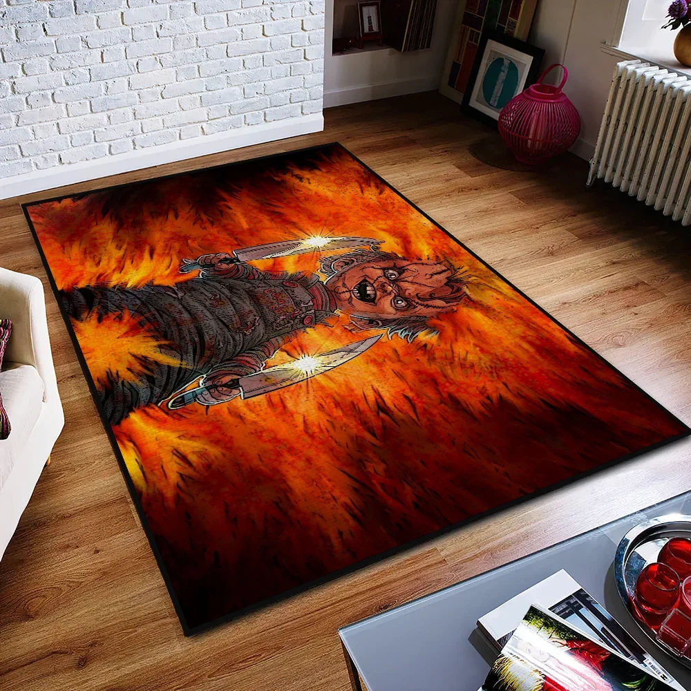 Horror C-Chucky Movie Door Mat Entrance Non-slip Washable Kitchen Carpet Living Room Hallway Rug Bathroom Decoration 
Horror C-Chucky Movie Door Mat Entrance Non-slip Washable Kitchen Carpet Living Room Hallway Rug Bathroom Decoration