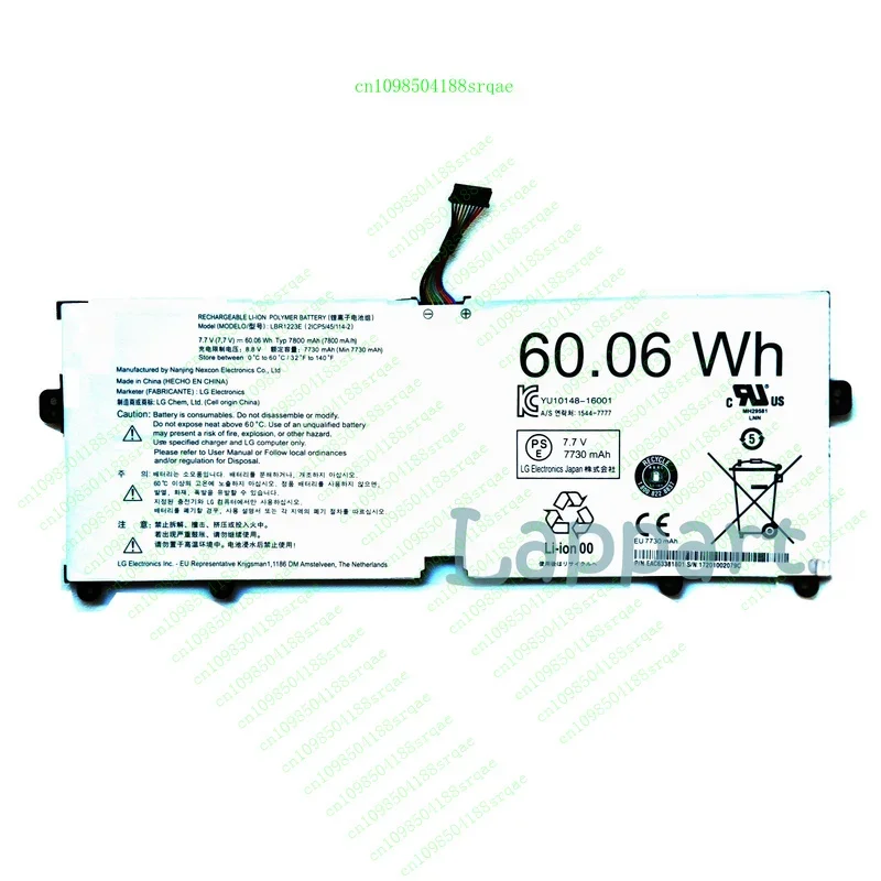 Original LBR1223E Battery For LG Gram 13Z970 14Z970 15Z970 13Z970 2ICP5/45/114-2%100 test
Original LBR1223E Battery For LG Gram 13Z970 14Z970 15Z970 13Z970 2ICP5/45/114-2%100 test
