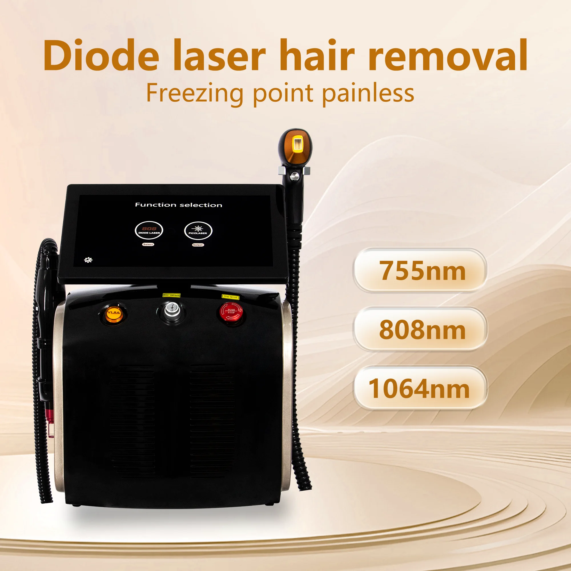 808 Soprano 2 in 1 Laser Hair Removal Device Laser Picosecond IPL Professional Diode Laser Hair Removal Tattoo Freckles Removal
808 Soprano 2 in 1 Laser Hair Removal Device Laser Picosecond IPL Professional Diode Laser Hair Removal Tattoo Freckles Removal