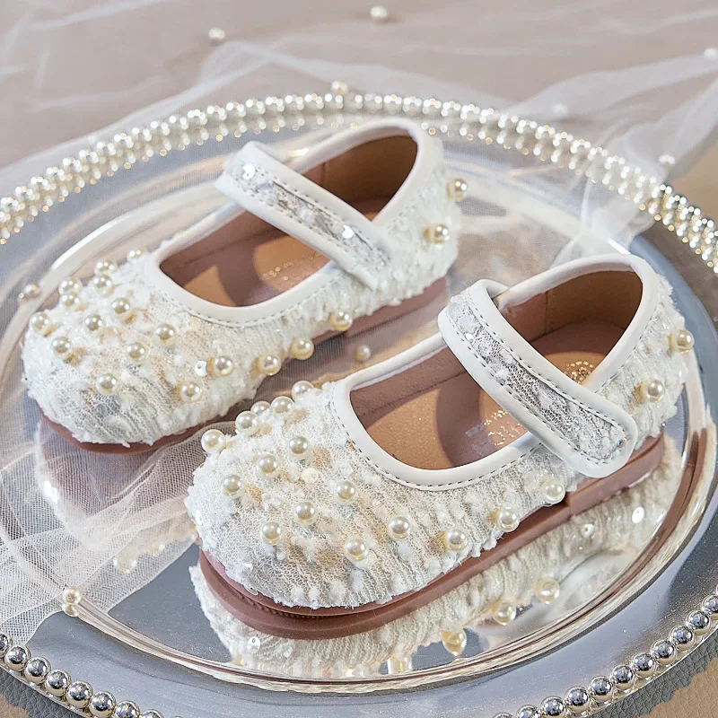Children Leather Shoes for Girls 2025 Spring Autumn New Fashion Korean Style Soft Sole Anti-slippery Princess Beading Party Shoe
Children Leather Shoes for Girls 2025 Spring Autumn New Fashion Korean Style Soft Sole Anti-slippery Princess Beading Party Shoe