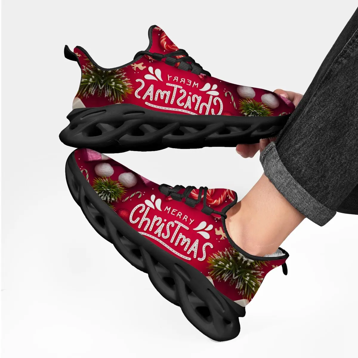 Mens Christmas Sneakers Lightweight Slip On Comfortable Walking Shoes Anti Slip Casual Outdoor Wear Non Slip Gym Footwear
Mens Christmas Sneakers Lightweight Slip On Comfortable Walking Shoes Anti Slip Casual Outdoor Wear Non Slip Gym Footwear