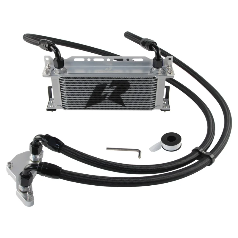 Upgrade 15 Row Oil Cooler Kit AN10 Thermostat Adapter For BMW N54/N55 E90 E91 Z4 sDrive35i/s 3.0L Engine Black/Silver Aluminum
Upgrade 15 Row Oil Cooler Kit AN10 Thermostat Adapter For BMW N54/N55 E90 E91 Z4 sDrive35i/s 3.0L Engine Black/Silver Aluminum