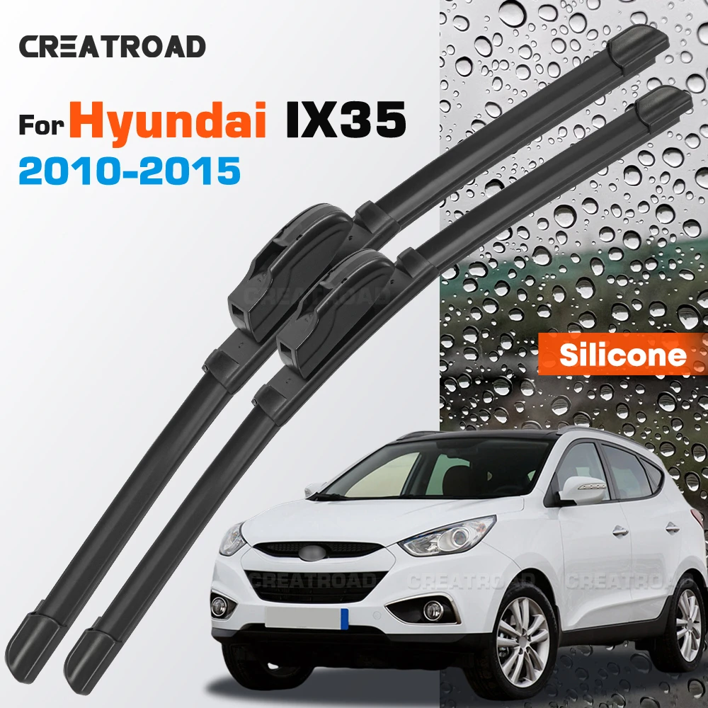 Silicone Wiper Blades Fit For Hyundai IX35 2010-2015 Coated Silent HD Wear-Resistant Car Windshield Wipers 24"+16"
Silicone Wiper Blades Fit For Hyundai IX35 2010-2015 Coated Silent HD Wear-Resistant Car Windshield Wipers 24"+16"